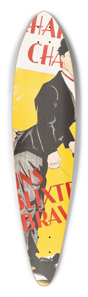 Eric Rohman - Charlie Chaplin Compilation 39.3 inch art pintail longboard deck
