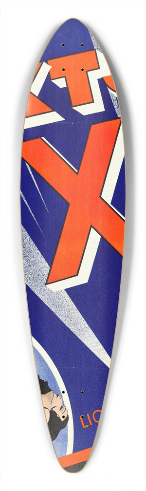 Eric Rohman - Doctor X 39.3 inch art pintail longboard deck