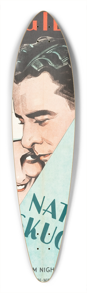 Eric Rohman - Four Walls 39.3 inch art pintail longboard deck