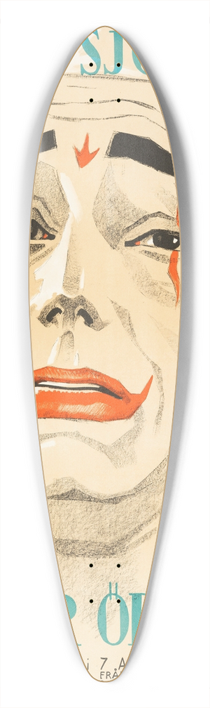 Eric Rohman - He Who Gets Slapped 39.3 inch art pintail longboard deck
