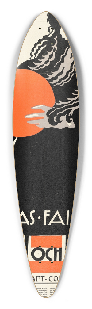 Eric Rohman - In Again  Out Again 39.3 inch art pintail longboard deck