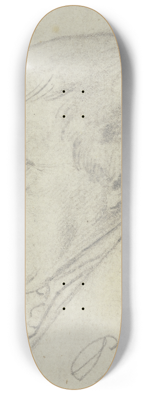 Carl Hoff - Portrait of Paul 8.25 inch art skate deck