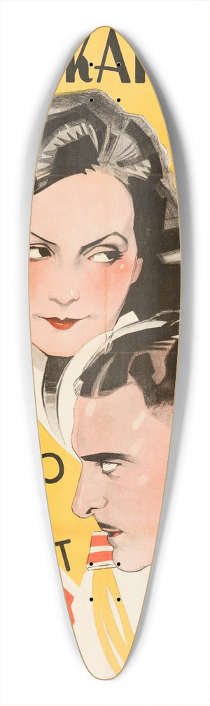 Eric Rohman - Love 39.3 inch art pintail longboard deck