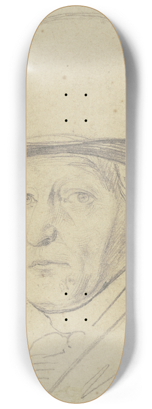 Carl Hoff - Portrait of Vogel 8.25 inch art skate deck