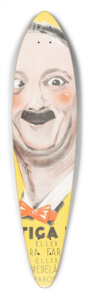 Eric Rohman - Wheres My Wandering Boy This Evening 39.3 inch art pintail longboard deck Eric Rohman - Wheres My Wandering Boy This Evening 39.3 inch art pintail longboard deck