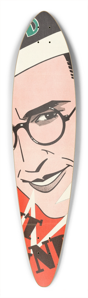 Eric Rohman - Why Worry 39.3 inch art pintail longboard deck