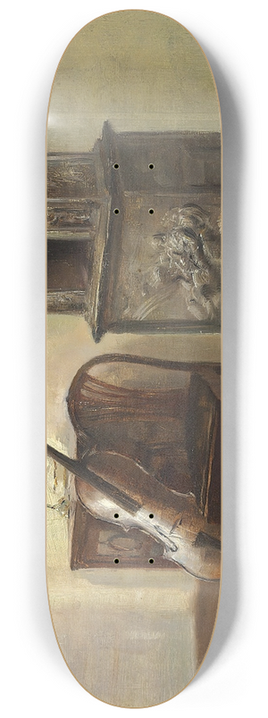 Carl Holse - Interieur med en cello 8.25 inch art skate deck Carl Holse - Interieur med en cello 8.25 inch art skate deck