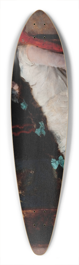 Ernest-Ange Duez - Resting 39.3 inch art pintail longboard deck