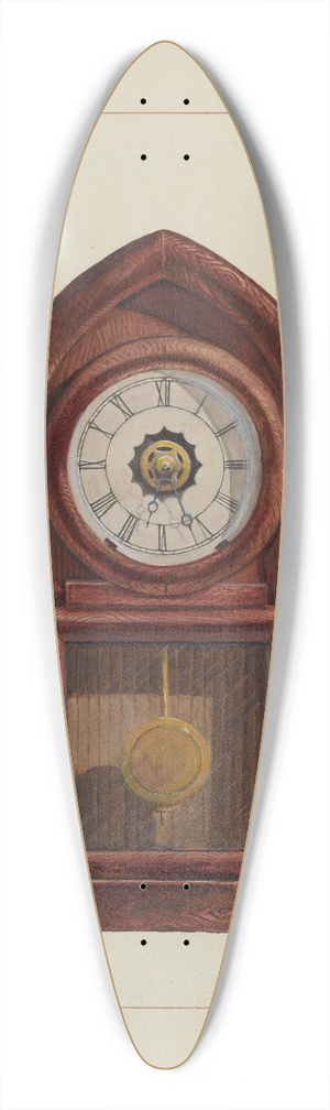 Ernest A. Towers, Jr. - Mantel Clock 39.3 inch art pintail longboard deck