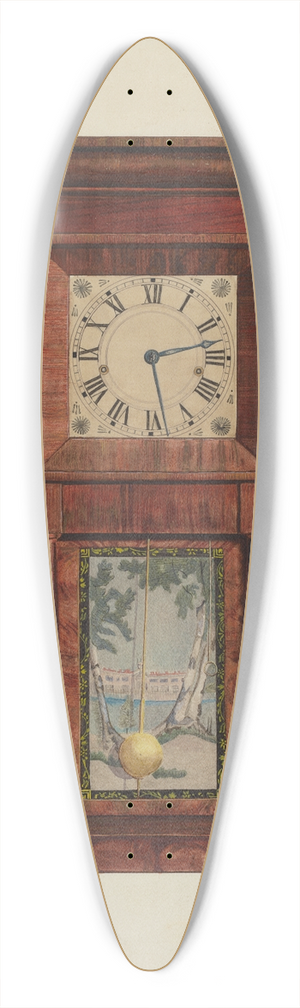 Ernest A. Towers, Jr. - Mantel Clock 39.3 inch art pintail longboard deck