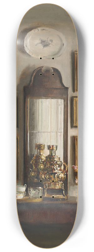 Carl Holse - Interior with a Samovar 8.25 inch art skate deck
