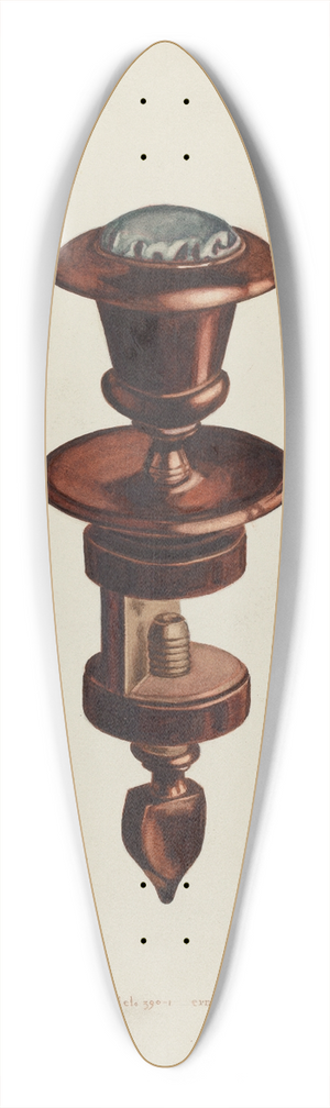 Ernest A. Towers, Jr. - Sewing Holder 39.3 inch art pintail longboard deck