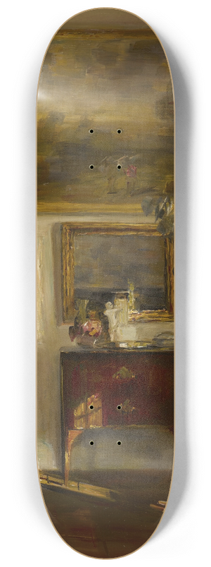 Carl Holse - Interior with cello 8.25 inch art skate deck