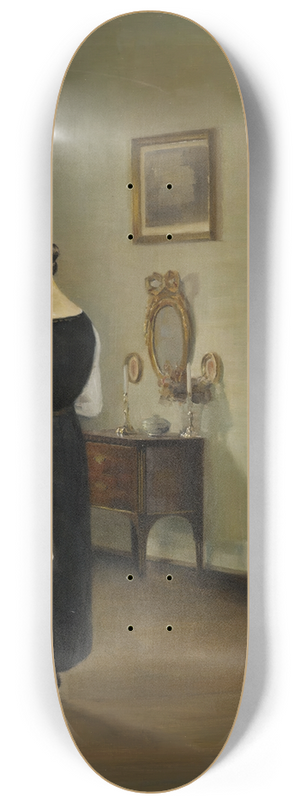 Carl Holse - In the dining room 8.25 inch art skate deck