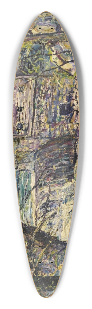Ernest Lawson - The Mill 39.3 inch art pintail longboard deck