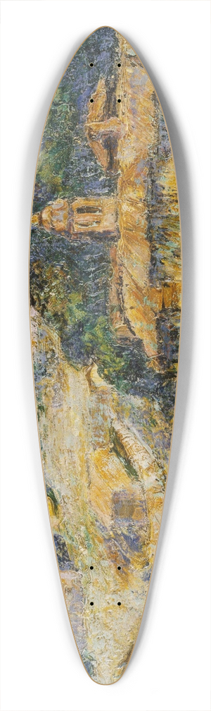 Ernest Lawson - Twilight in Spain 39.3 inch art pintail longboard deck