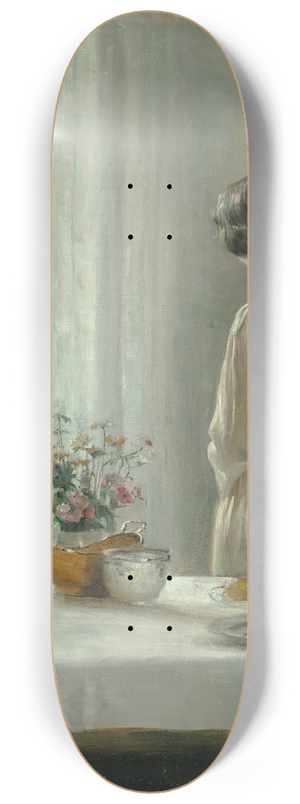 Carl Holse - Sunlit Breakfast 8.25 inch art skate deck