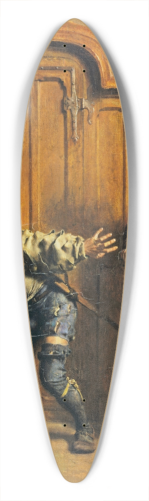Ernest Meissonier - The Hired Assassins 39.3 inch art pintail longboard deck