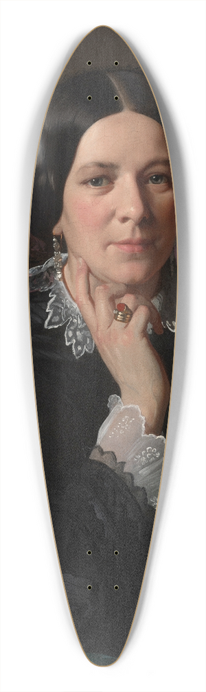 Ernst Christian Moser - Portrait of Theresa Hannack 39.3 inch art pintail longboard deck