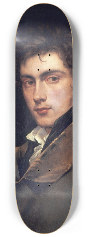 Carl Joseph Begas - Self-portrait 8.25 inch art skate deck Carl Joseph Begas - Self-portrait 8.25 inch art skate deck