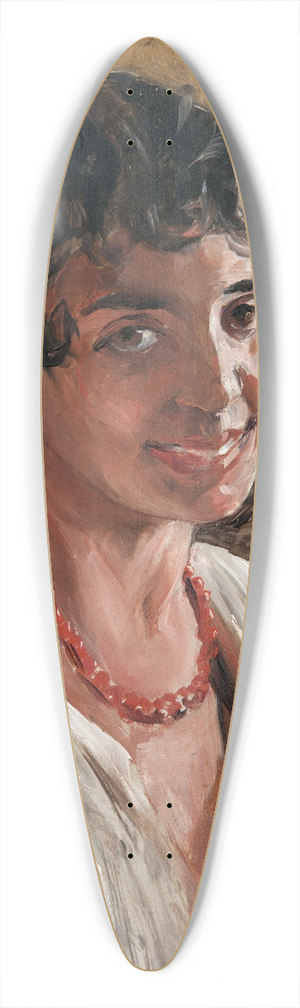 Ernst Josephson - Smiling Spanish Girl, Study 39.3 inch art pintail longboard deck