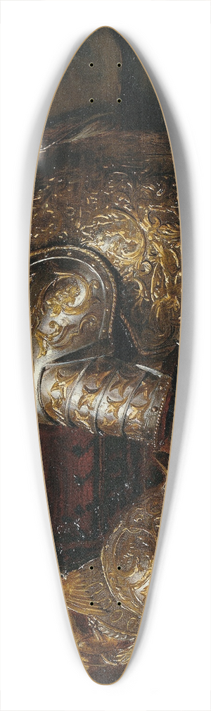 Ernst Klimt - Still life with armor 39.3 inch art pintail longboard deck