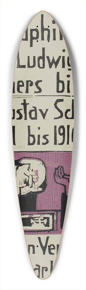 Ernst Ludwig Kirchner - Die Graphik Ernst Ludwig Kirchner bis 1924 39.3 inch art pintail longboard deck
