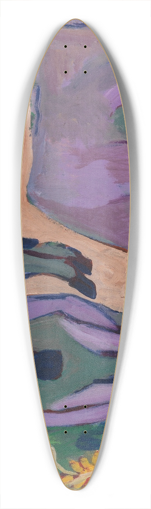 Ernst Ludwig Kirchner - Khe im Herbst 39.3 inch art pintail longboard deck