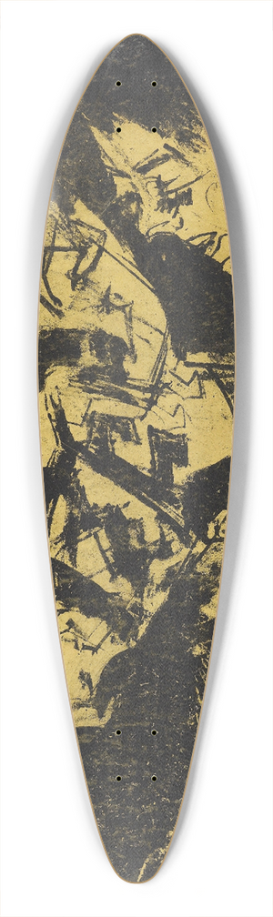 Ernst Ludwig Kirchner - Knabe mit Katze 39.3 inch art pintail longboard deck