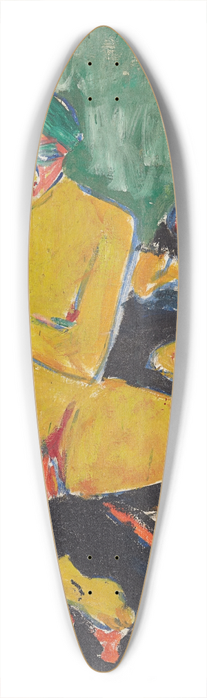 Ernst Ludwig Kirchner - Nude at the Studio 39.3 inch art pintail longboard deck