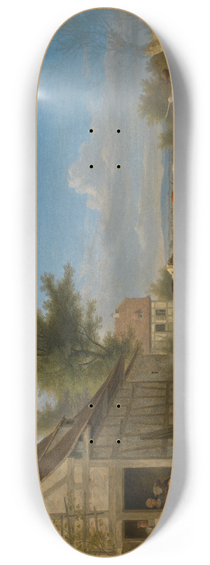 Carl Kuntz - Ausziehende Herde 8.25 inch art skate deck