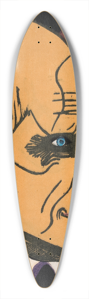 Ernst Ludwig Kirchner - Portrait of Dr.Bauer 39.3 inch art pintail longboard deck