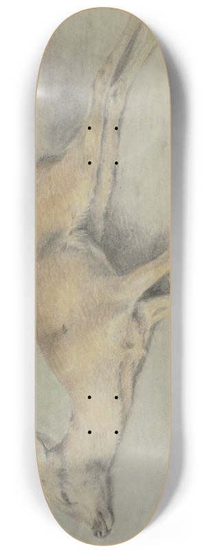 Carl Kuntz - Zur Strecke gebrachter Rehbock 8.25 inch art skate deck