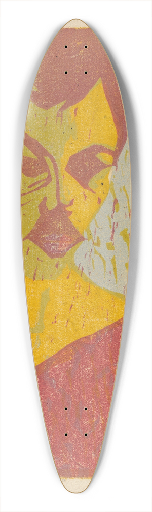 Ernst Ludwig Kirchner - Selbstportrt 39.3 inch art pintail longboard deck