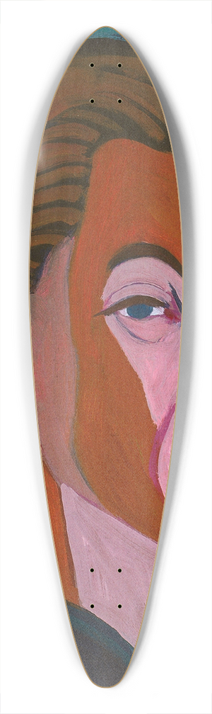 Ernst Ludwig Kirchner - Self Portrait 39.3 inch art pintail longboard deck