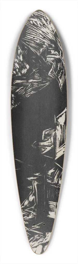 Ernst Ludwig Kirchner - Stafelalp mit Altein und Tinzenhorn 39.3 inch art pintail longboard deck