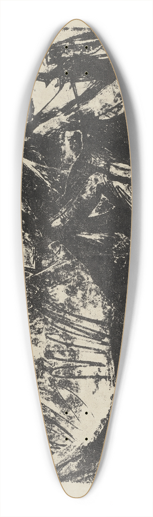 Ernst Ludwig Kirchner - Steigendes Pferd mit Reiter 39.3 inch art pintail longboard deck