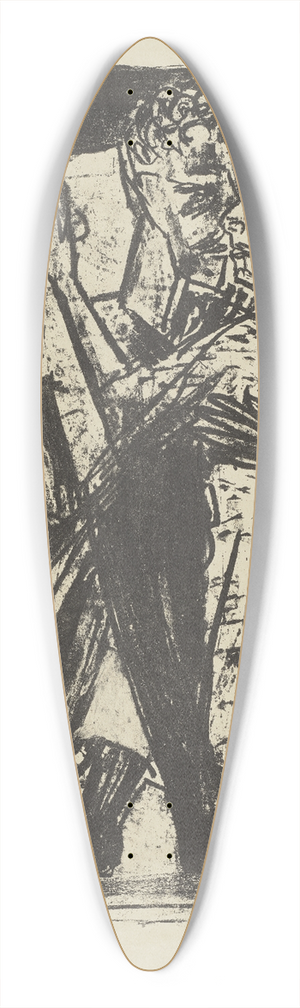 Ernst Ludwig Kirchner - Tanzendes Paar 39.3 inch art pintail longboard deck