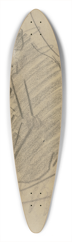 Ernst Ludwig Kirchner - Woman in the tub 39.3 inch art pintail longboard deck