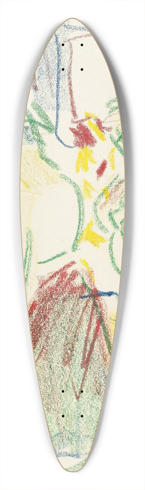 Ernst Ludwig Kirchner - Zwei Mdchen bei der Toilette 39.3 inch art pintail longboard deck