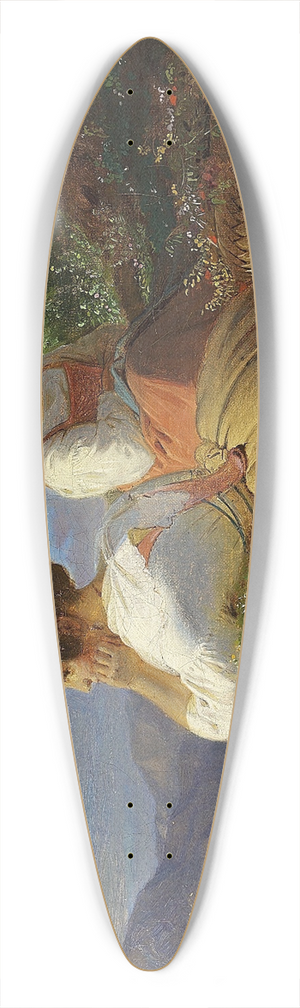 Ernst Meyer - Tvende italienerinder 39.3 inch art pintail longboard deck