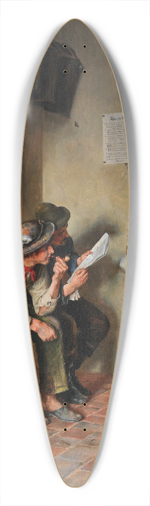 Ernst Nowak - Der Nachwuchs 39.3 inch art pintail longboard deck Ernst Nowak - Der Nachwuchs 39.3 inch art pintail longboard deck