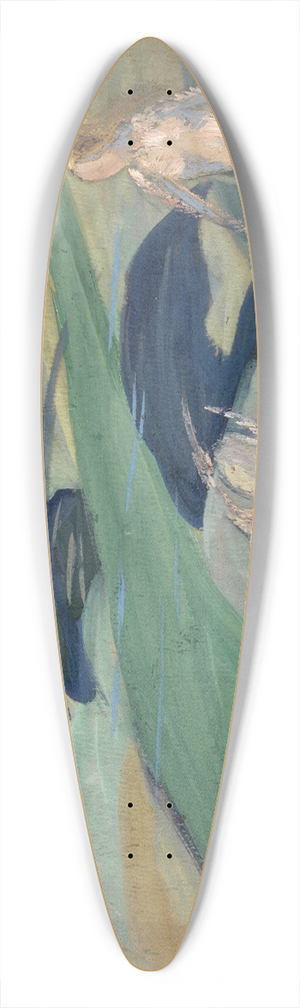 Ernst Schiess - Bathing Girls 39.3 inch art pintail longboard deck