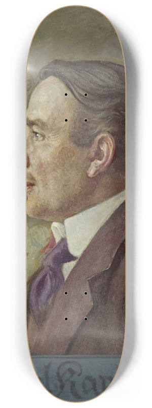 Carl Larsson - Erik Axel Karlfedt, the poet 8.25 inch art skate deck