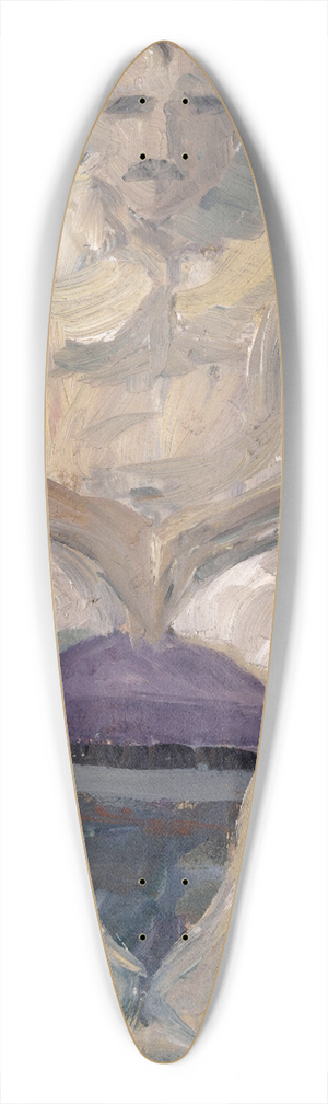 Ernst Schiess - Nude on a Upholstered Chair 39.3 inch art pintail longboard deck