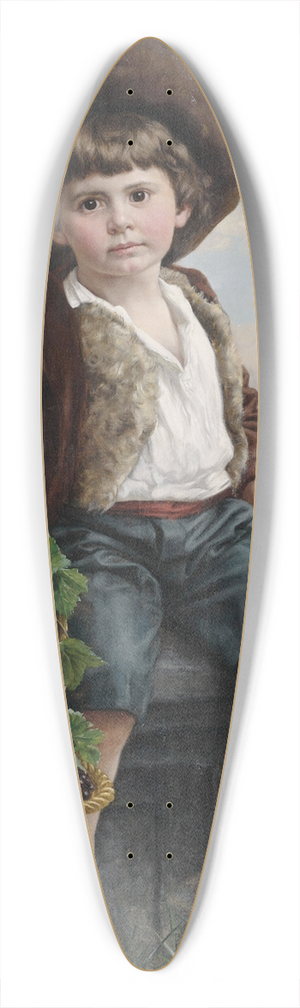 Ernst Schmitz - Bildnis eines Bauernjungen mit einem Traubenkorb auf einer Brstung 39.3 inch art pintail longboard deck