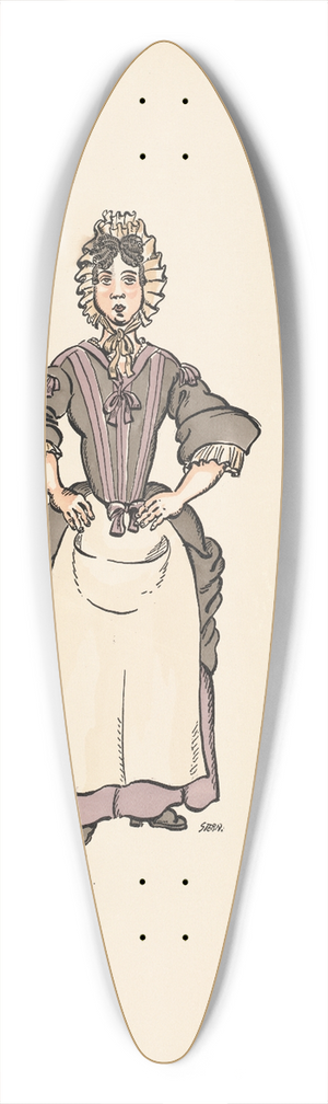 Ernst Stern - Garderobire 39.3 inch art pintail longboard deck