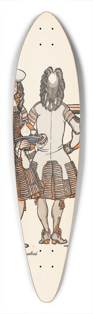 Ernst Stern - Lakai 39.3 inch art pintail longboard deck