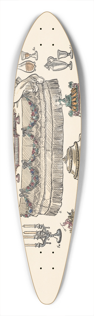 Ernst Stern - Speisetisch und Leuchter 39.3 inch art pintail longboard deck