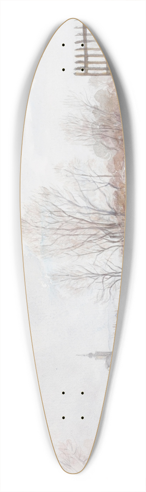 Erwin Pendl - Pchlarn 39.3 inch art pintail longboard deck